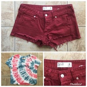 Abercrombie Shorts GUC (free T-shirt)